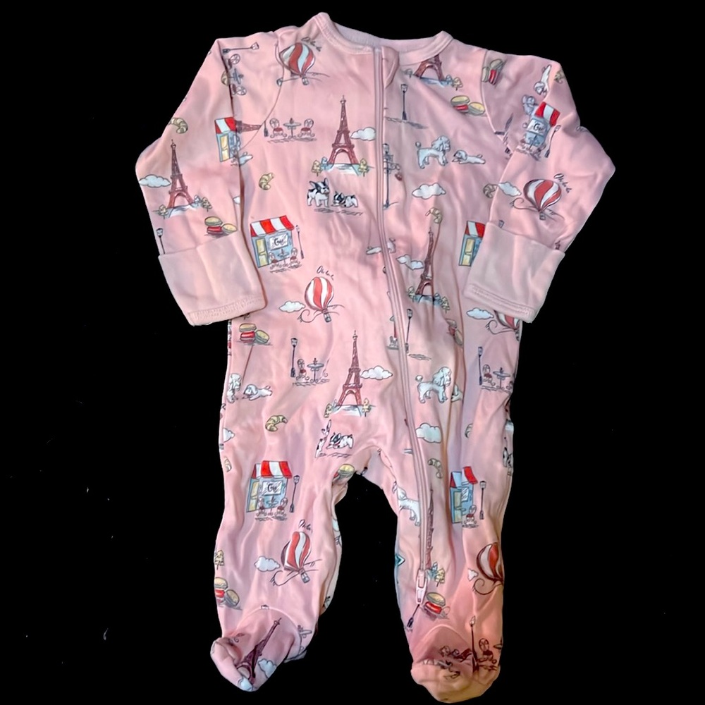 Paris themed Walmart, brand sleep, onesie